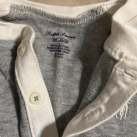 Ralph Lauren 6month onesie - Picture 4 of 5